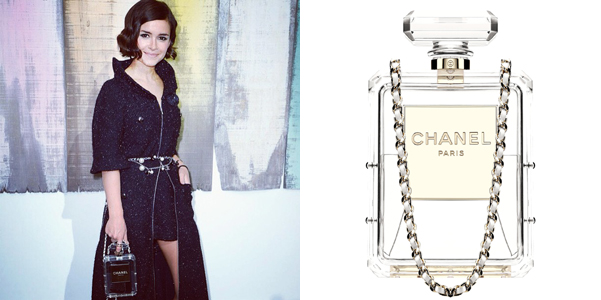 Chanel bottle clutch