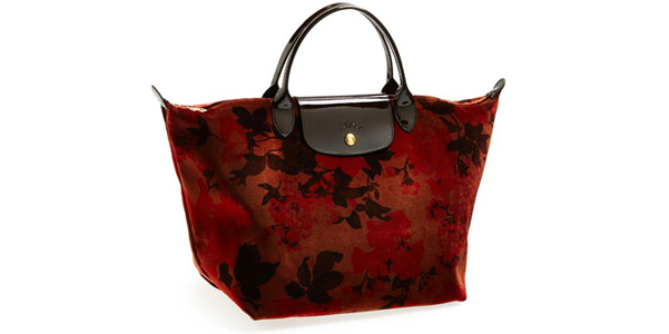 Le Pliage Fleurs Velvet Longchamp