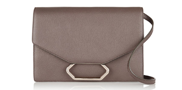 Victoria Beckham Money Clutch grigio