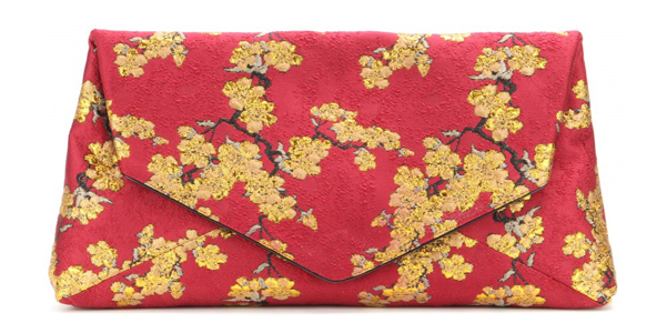 clutch floreale dries van noten