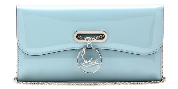 borsa riviera louboutin azzurro