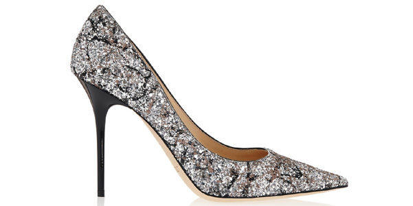 decolletes abel glitter jimmy choo