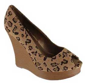 Zeppe leopard print