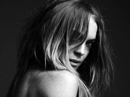 Lindsay Lohan Hedi Slimane