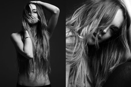 Lindsay Lohan Hedi Slimane