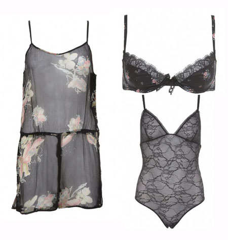 Kate Moss Topshop lingerie