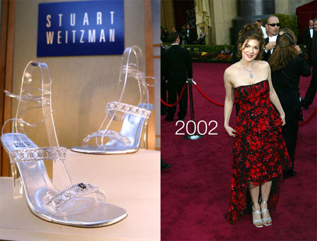 Stuart Weitzman diamond shoes