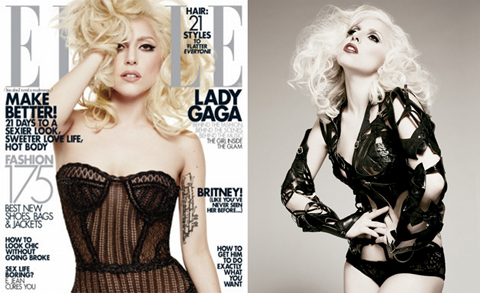 Lady Gaga Elle USA Gennaio 2010