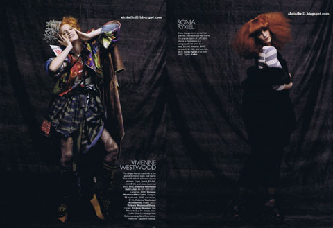 Iris Strubegger Vivienne Westwood Sonia Rykiel