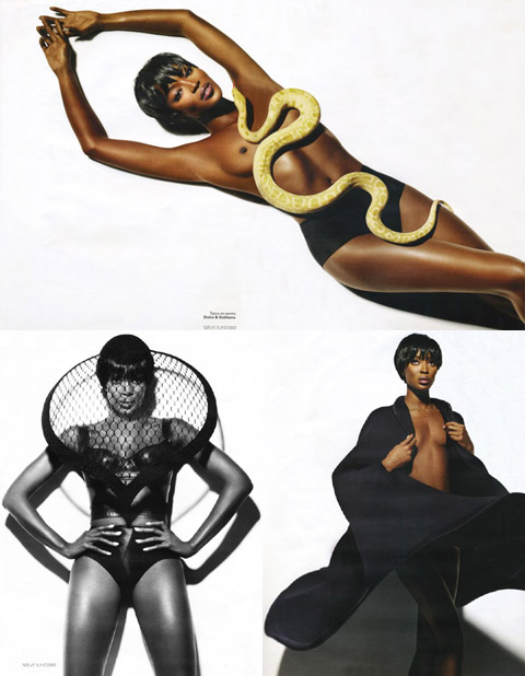 Vogue Russia Naomi Campbell