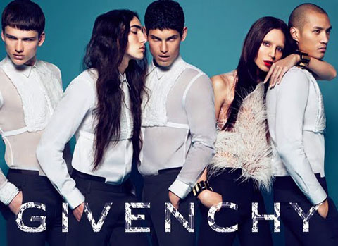 Pubblicità Givenchy transgender