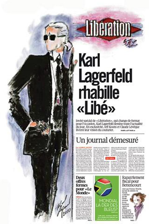 Karl Lagerfeld Liberation