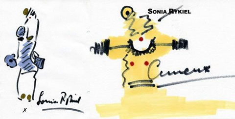 Sonia Rykiel dessines