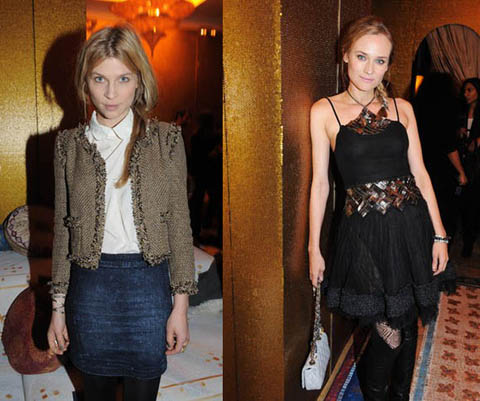 Chanel Pre-Fall 2011 Clemence Poesy Diane Kruger