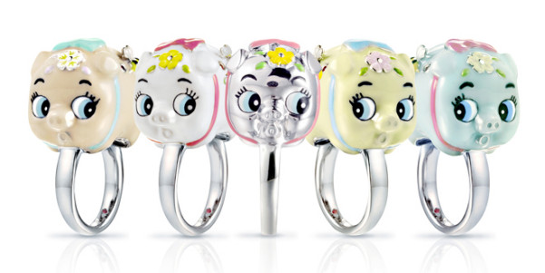 bc joaillerie piggy rings