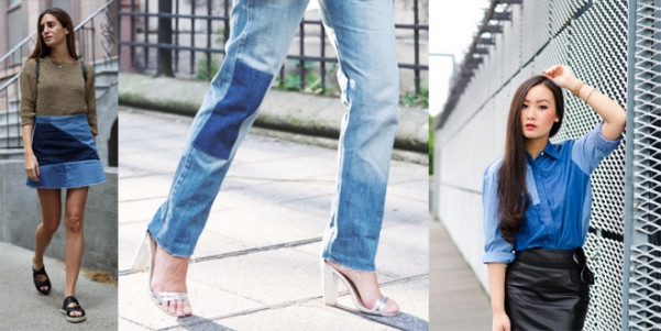 jeans patchwork