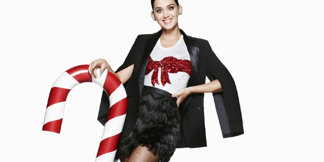 katy perry hm holiday 2015 foto